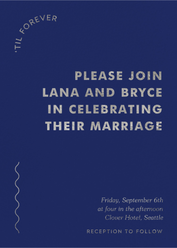 Swish - Wedding Invitation by Paperless Post