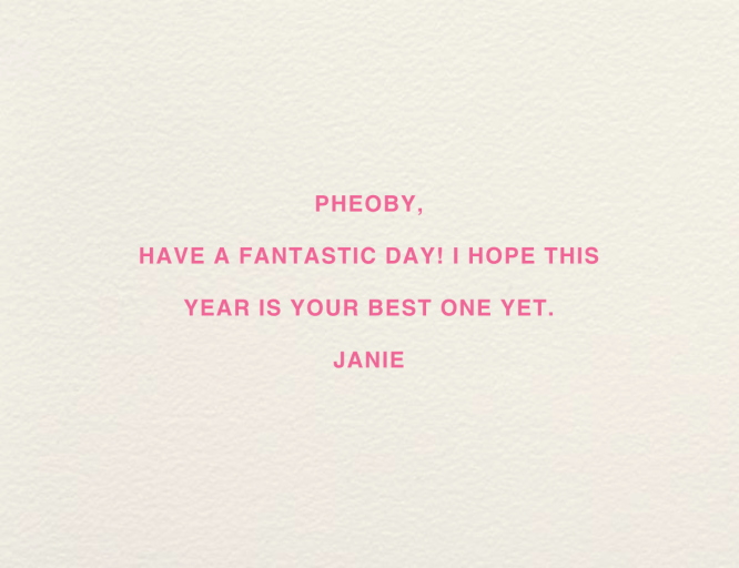 Crete Birthday - Birthday Card by Paperless Post - Back