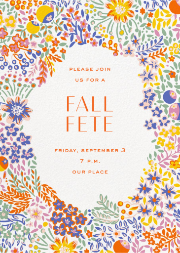 Elderberry - Invitation by Liberty