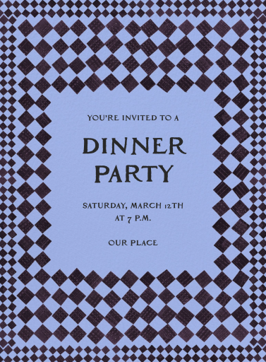 Mosaic Nights - Dinner Party Invitation by Hadley Paper Goods