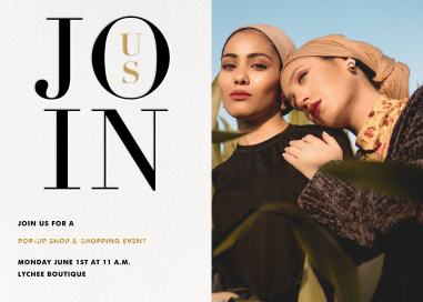 Almaviva Photo - Shopping Event Invitation by Paperless Post