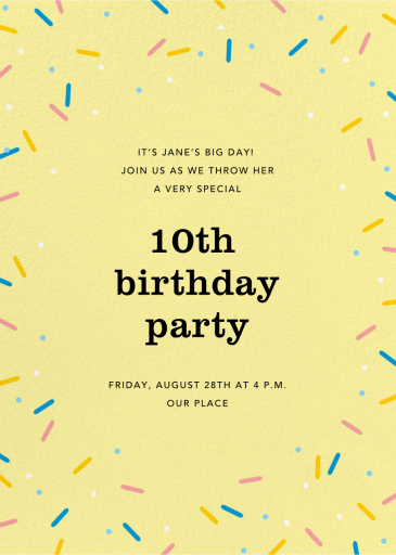 Sprinkles on Top - Birthday Invitation by Paperless Post