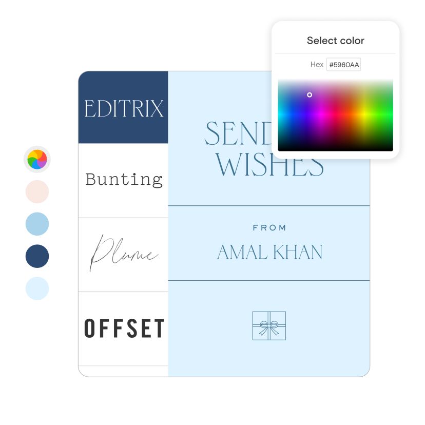 A collage of cards with a series of themes displayed