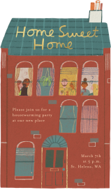 Brownstone - Party Invitation by Maisy Summer