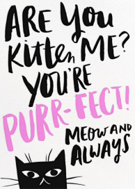 Purrfection - Greeting Card by Hello!Lucky