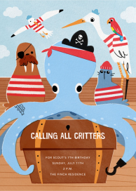 Octopiracy - Birthday Invitation by Paperless Post