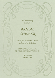 Blooming Garland - Bridal Shower Invitation by Paperless Post