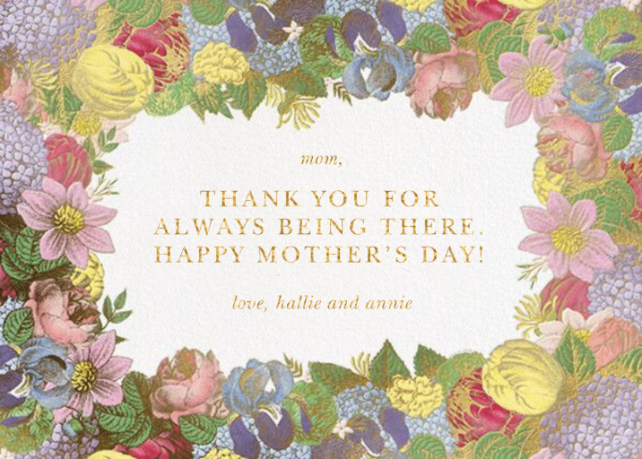 Lovely Mom - Mother's Day Card by Paperless Post - Back