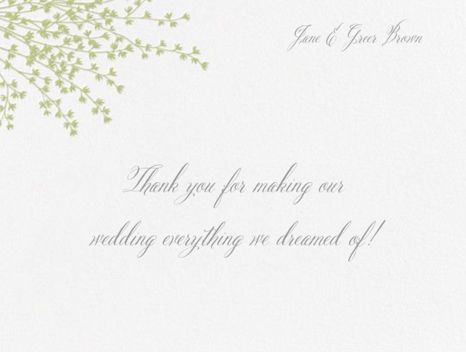 Forsythia Sprig by Crane & Co.