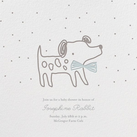 Pup's Night Out - Baby Shower Invitation by Little Cube