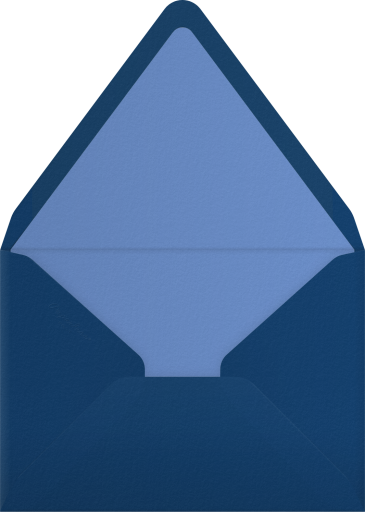 Winter Park Night Holiday Card Envelope