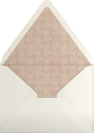 Photo Damask Bow Frame Card Envelope