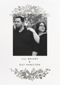 Floral Silhouette (Portrait Photo Invitation) by Rifle Paper Co.