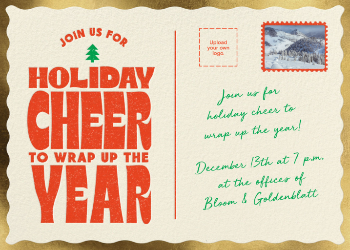 Postage - Corporate Holiday Party Invitation by Paperless Post
