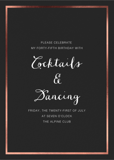 Idylle - Birthday Invitation by Paperless Post