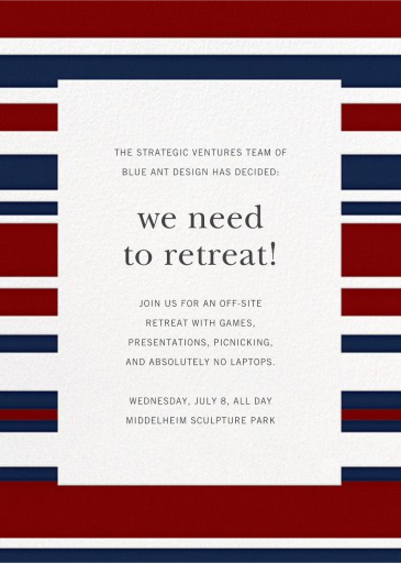 Patriotic Stripes by Paperless Post