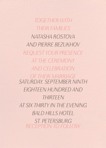 Insigne II - Wedding Invitation by Paperless Post