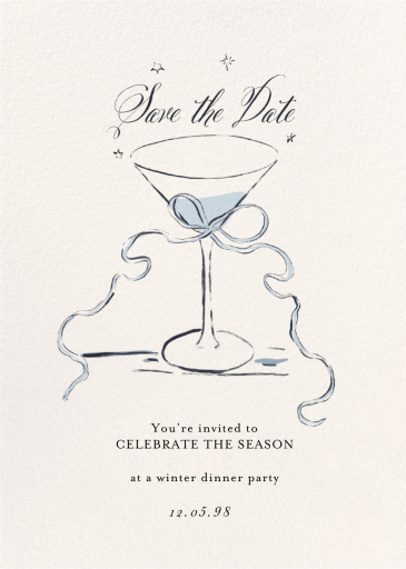 Ribbon Martini by Ten Story Stationery