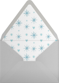Snowflake Sparkle - Little Cube Envelope