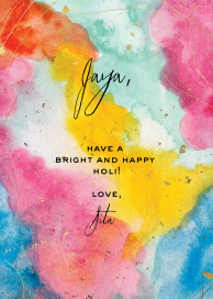 Triumph - Holi Card by Paperless Post