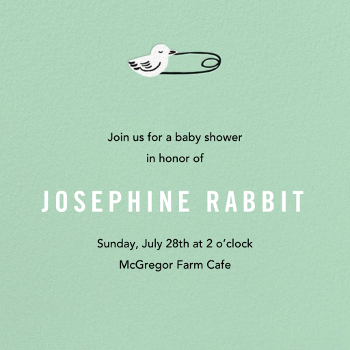 Duck Pin - Baby Shower Invitation by Paper Source