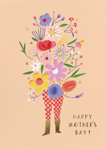 Bursting Bouquet - Mother's Day Card by Carolyn Suzuki Studio