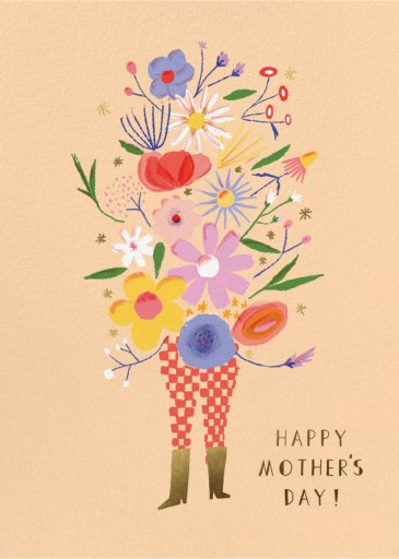 Bursting Bouquet - Mother's Day Card by Carolyn Suzuki Studio