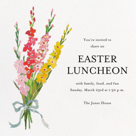 Snapdragons - Easter Invitation by Happy Menocal