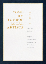 Oro (Tall) - Business Greeting Card by Paperless Post