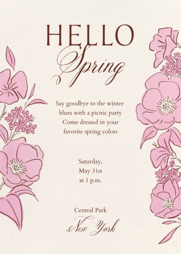 Blooming Bond - Spring Party Invitation by Paperless Post