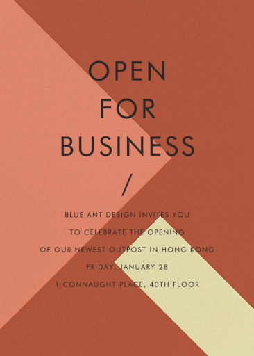 All Angles - Business Event Invitation by paintbox