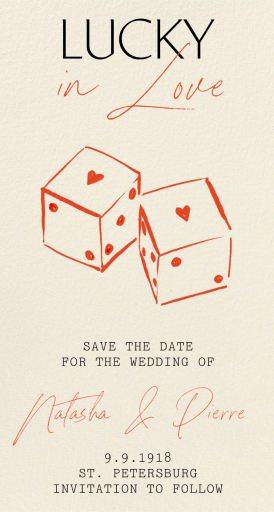 Lucky in Love - Invitation by Paperless Post