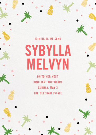 Tropicale - Celebration Invitation by Paperless Post