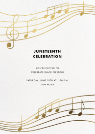 Glissando - Juneteenth Invitation by Paperless Post