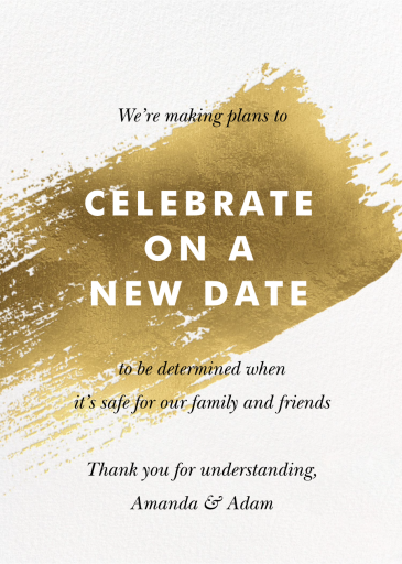 Modern Brushstroke by Paperless Post