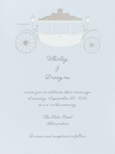 Carriage - Bridal Shower Invitation by Paperless Post