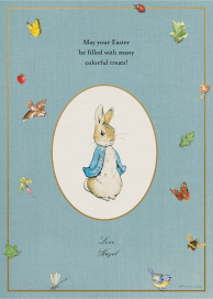 Portrait of Peter - Easter Card by Peter Rabbit