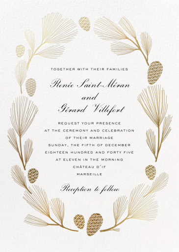 Sugar Pine - Wedding Invitation by Paperless Post