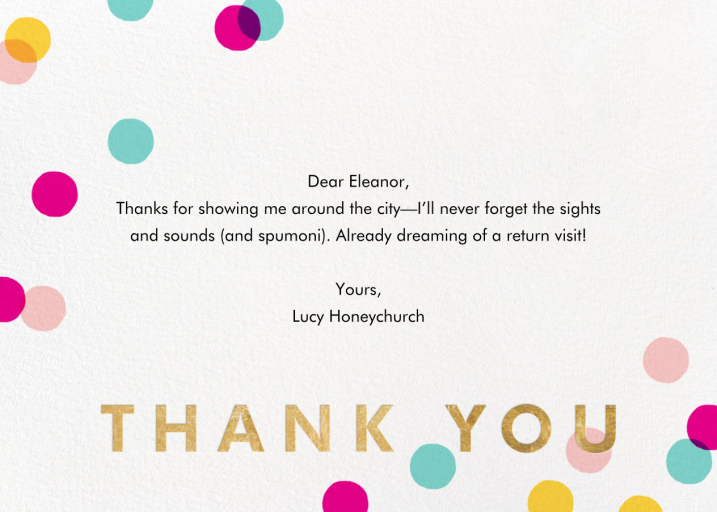 Carnaby Thanks - Thank You Card by Paperless Post