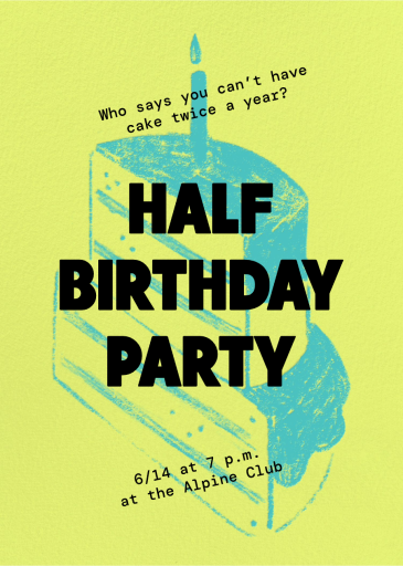 Party Twice - Invitation by Paperless Post