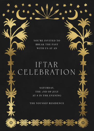 Golden Oasis - Ramadan Card by Jungalow