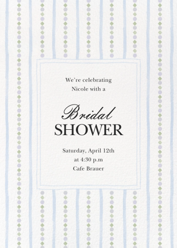 Beaded Curtain - Bridal Shower Invitation by paperless_post