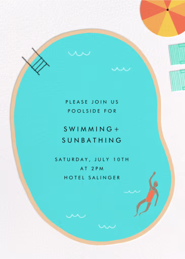 Maude's Pool - Pool Party Invitation by Paperless Post