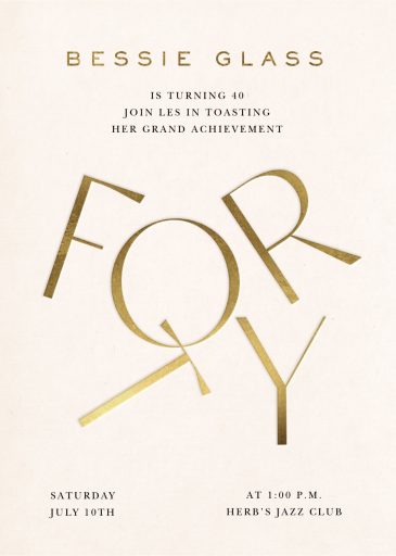 Free Falling - Birthday Invitation by Paperless Post