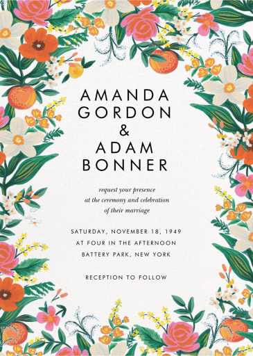 Orangerie - Summer Party Invitation by Rifle Paper Co.