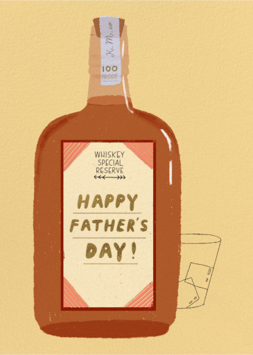 Special Reserve (Greeting) - Father's Day Card by Carolyn Suzuki Studio