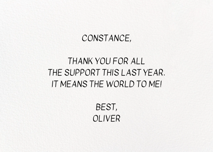 Speckled Confetti by Hartland Cards - Back