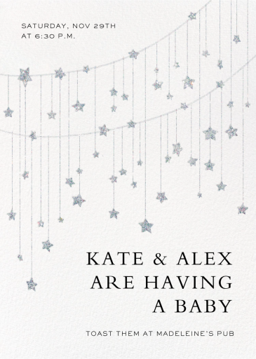 Star Strings - Baby Shower Invitation by Paperless Post