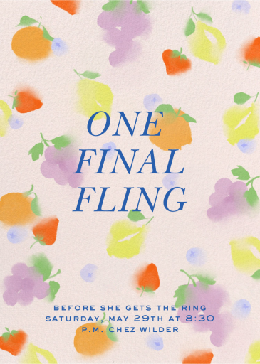 Juicy Fruit - Invitation by Paperless Post