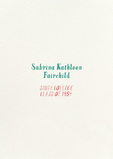 Grad Walk - Graduation Announcement by Mr. Boddington's Studio - Back